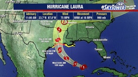 Hurricane Laura forms; projected to strengthen before Gulf Coast landfall