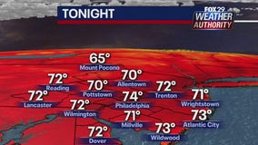 Weather Authority: A clear and warm Monday night throughout the Delaware Valley