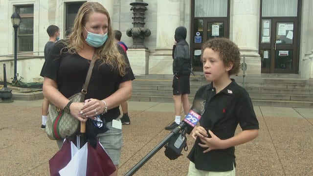 Delaware County parents rally for in-person learning for upcoming school year