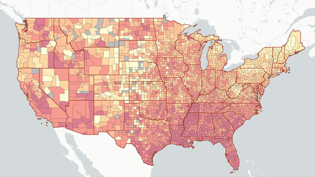 Interactive map: See probability of encountering COVID-19 at event where you live