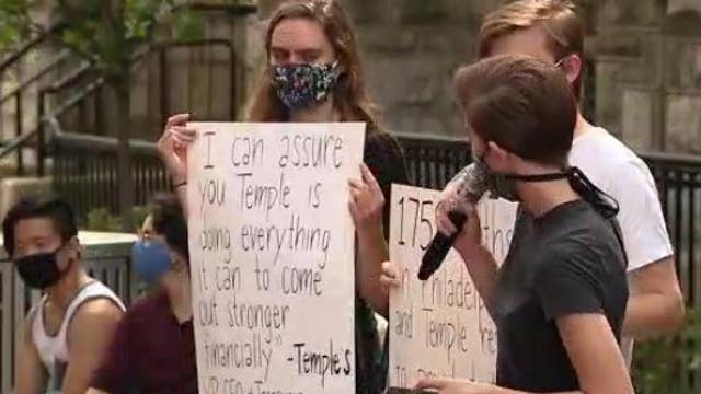 Students, faculty call on Temple University to move completely online