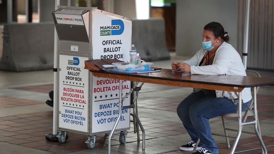 Florida Voters Use Designated Drop Boxes To Submit Ballots