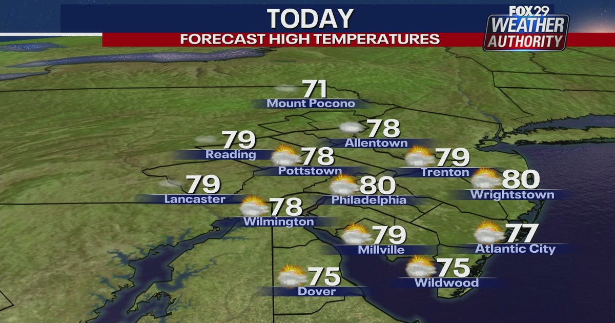 Weather Authority: Weekend ends with seasonable conditions | FOX 29 ...