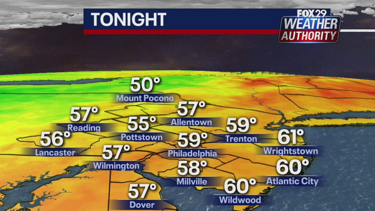 Weather Authority: Comfortable Monday Night Ahead Of Rainy Tuesday