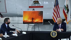 California governor gently confronts Trump on climate change