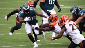 Eagles late rally against Bengals ends in tie, 23-23