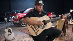 Country star Luke Combs teams up with Ford to donate $25G in guitars to vets managing PTSD