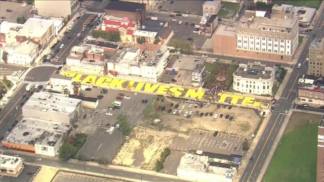 'Black Lives Matter' painted on Atlantic City's MLK Blvd, not Boardwalk