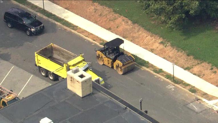 Police are investigating a deadly incident involving a road roller.