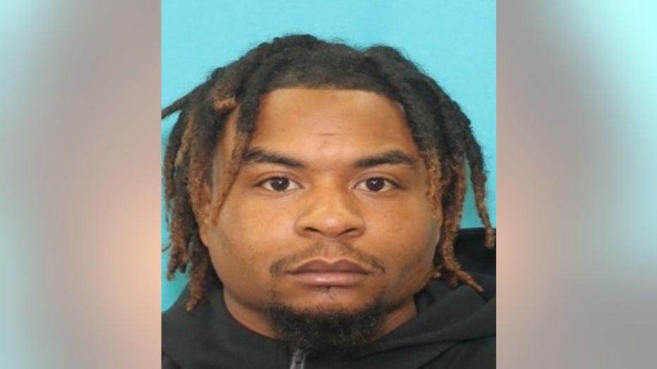 Jeffione Thomas, 28, is wanted for opening fire on three plainclothes officers.