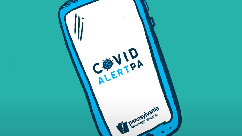 COVID Alert PA Mobile App 