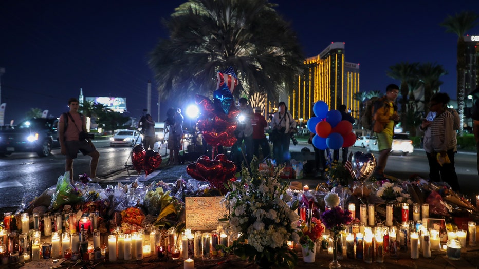 Memorial for Las Vegas mass shooting victims