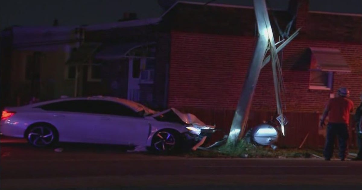 Police: Man killed after car slams into utility pole, catches fire in ...