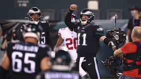 Carson Wentz rallies Philadelphia Eagles to 22-21 win over Giants