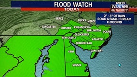 Weather Authority:  Flood Watch in effect several counties as heavy rain moves into region