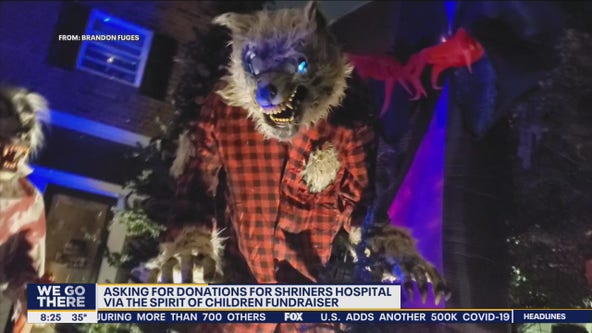 Local teen creates haunted street display