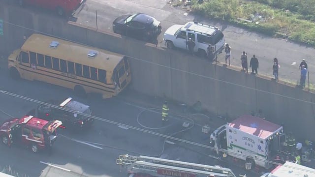 School bus, ambulance involved in crash on I-95 in Chester