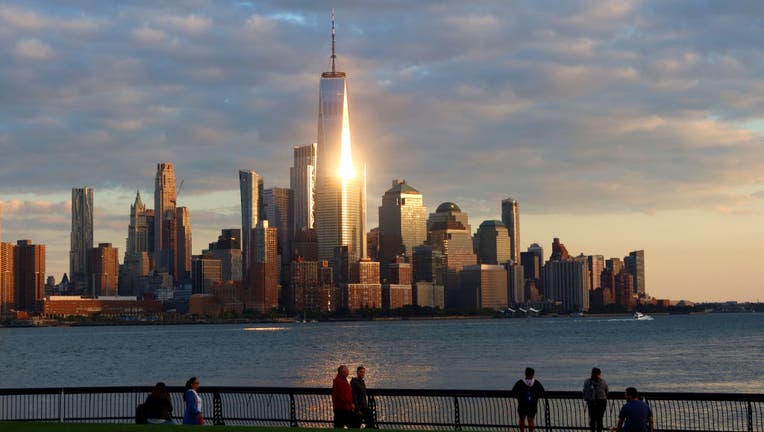 Sunset in New York City