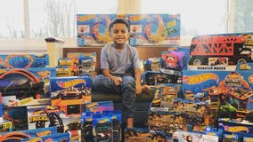 Georgia boy gathering Hot Wheels to donate to children on Christmas