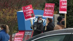 Hundreds of nurses go on strike at St. Mary Medical Center Tuesday