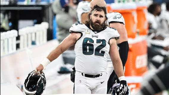 Eagles center Jason Kelce set to make 100th straight start