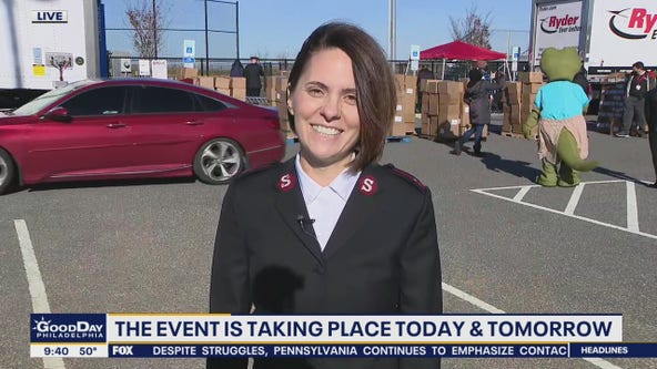 Salvation Army hosts largest food drive in South Jersey