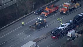 Multi-vehicle crash snarls traffic on Pennsylvania Turnpike in Bensalem