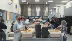 MANNA volunteers hard at work providing meals to those in need