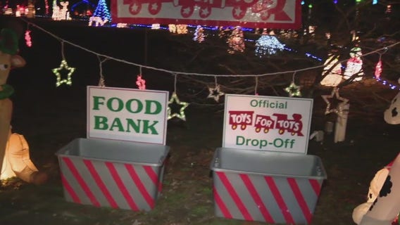 NJ family uses Christmas lights display to give back to those in need