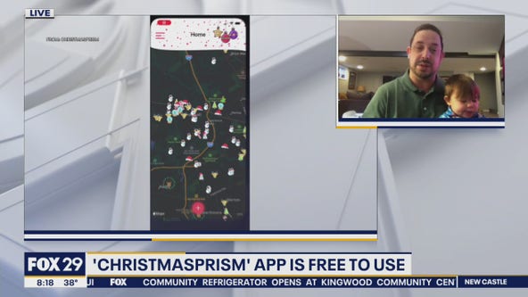 Delaware County man creates ChristmasPrism App to find holiday lights this season
