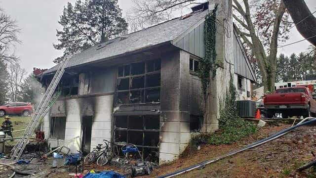 Middletown Township family loses home to fire sparked while opening Christmas gifts