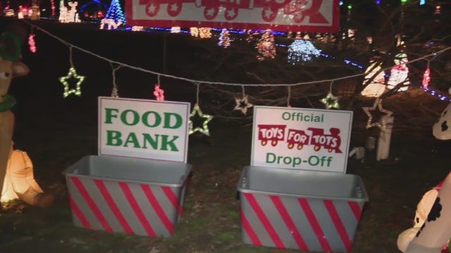 NJ family uses Christmas lights display to give back to those in need