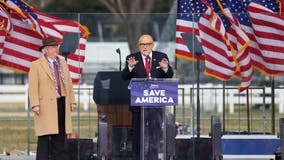 California professor who spoke alongside Giuliani at Trump rally retires