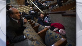 Congresswoman photographed lying on House gallery floor speaks out