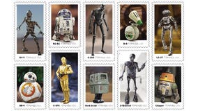 USPS unveils new stamps featuring droids from 'Star Wars' galaxy