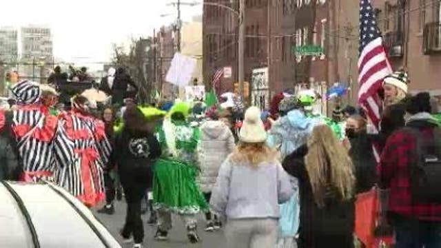Group of Mummers march in South Philadelphia to defy Kenney, parade cancellation