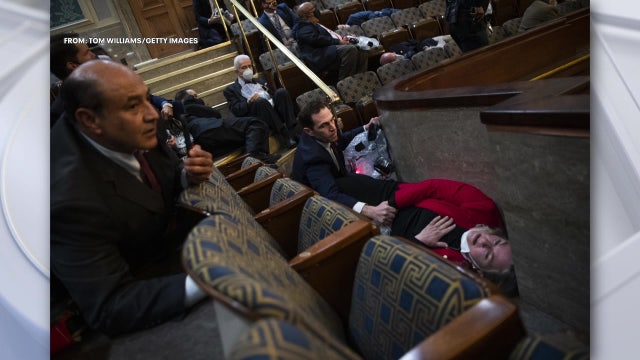 Congresswoman photographed lying on House gallery floor speaks out
