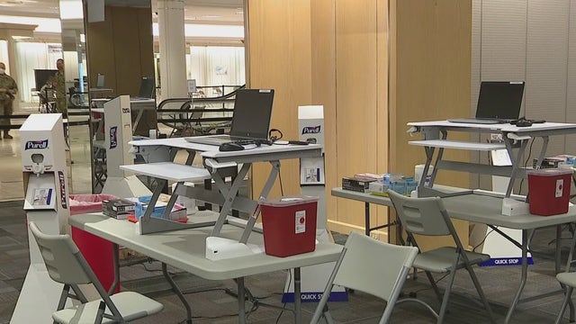 COVID-19 vaccination megasite opens at Moorestown Mall