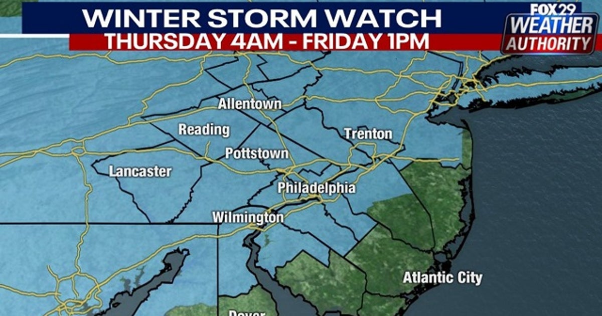 Weather Authority: Winter storm watch issued for parts of region ahead ...