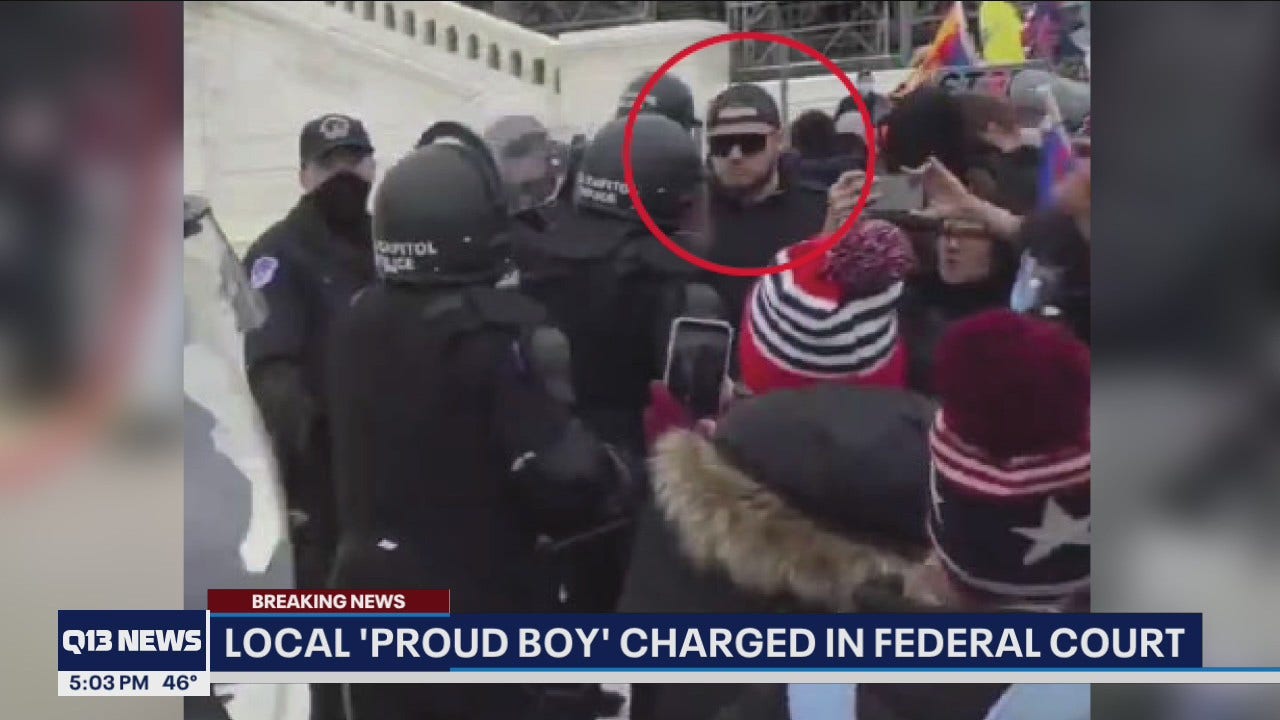 Capitol Riot: Member Of Proud Boys Arrested In Washington State, Feds Say