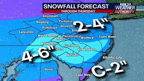 Weather Authority: Winter Weather Advisory in effect as snow moving into the region