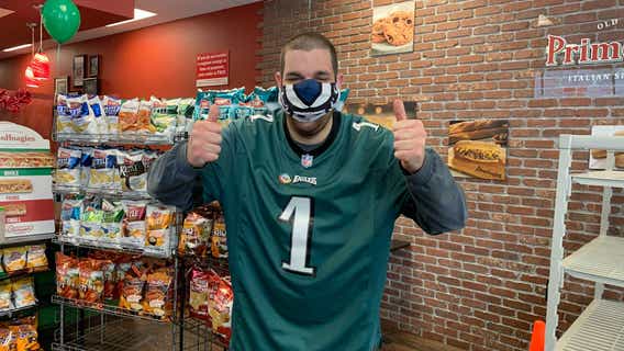 Eagles Autism Challenge ambassador teams up with Primo Hoagies in Chalfont to raise money