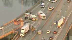 Walt Whitman Bridge reopens after truck fire