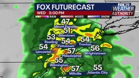 Weather Authority: Soaking wet Wednesday with mild temperatures