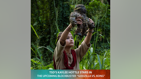 Texas School for the Deaf student stars in "Godzilla vs. Kong"