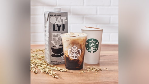 Starbucks adding Oatly oat milk to national menu, debuting new non-dairy drinks