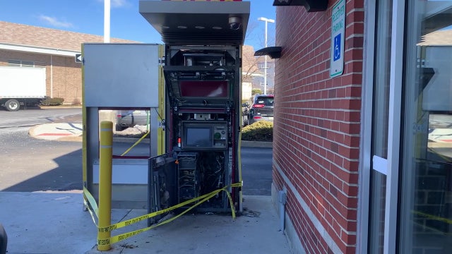 Suspects sought after ATM explosion at Chestnut Hill shopping center