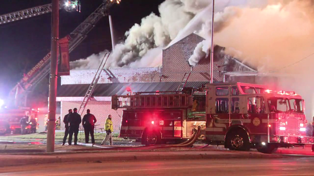 Heavy flames, smoke consume Delaware County businesses in overnight strip mall fire