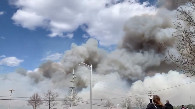 Firefighter in critical condition, as Lakewood wildfire burns 170 acres, destroys structures