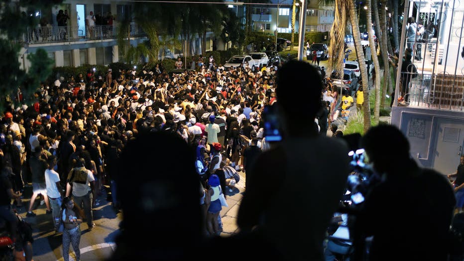 Miami Beach Declares Curfew As Spring Break Crowds Grow